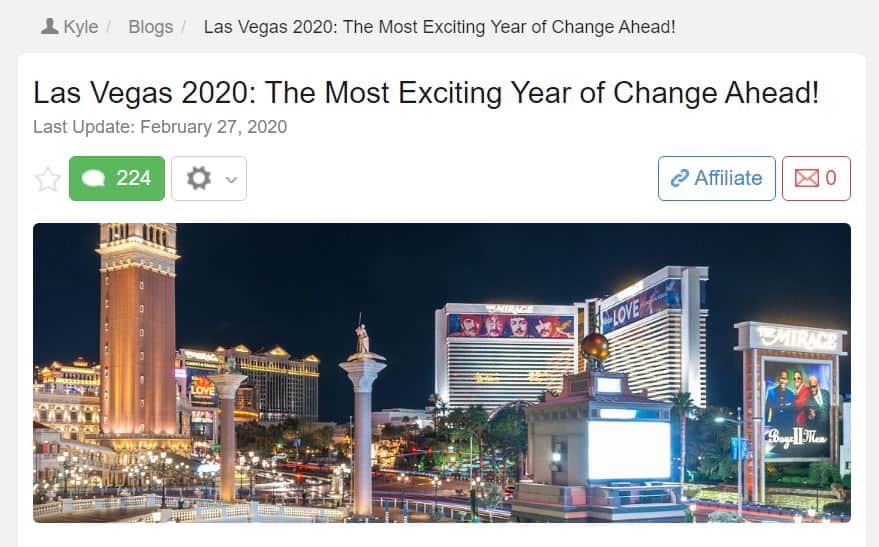 Wealthy Affiliate - 2019 WA拉斯維加斯之行（閲讀相關英文文章）