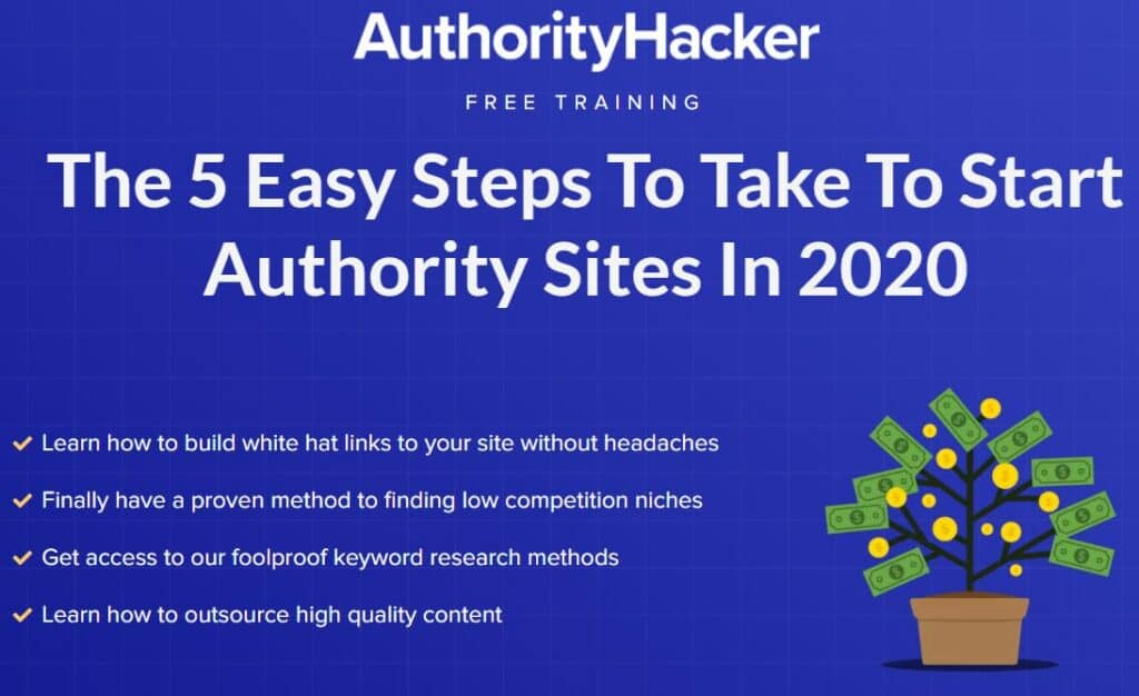 Authority Hacker免費綫上研討會