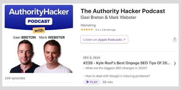 Authority Hacker Podcast