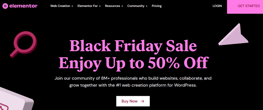 Elementor Black Friday Deals