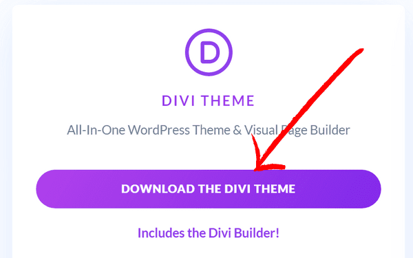 下載 Divi 佈景主題的 ZIP 壓縮檔案
