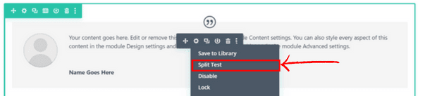 Divi 的 AB 測試功能